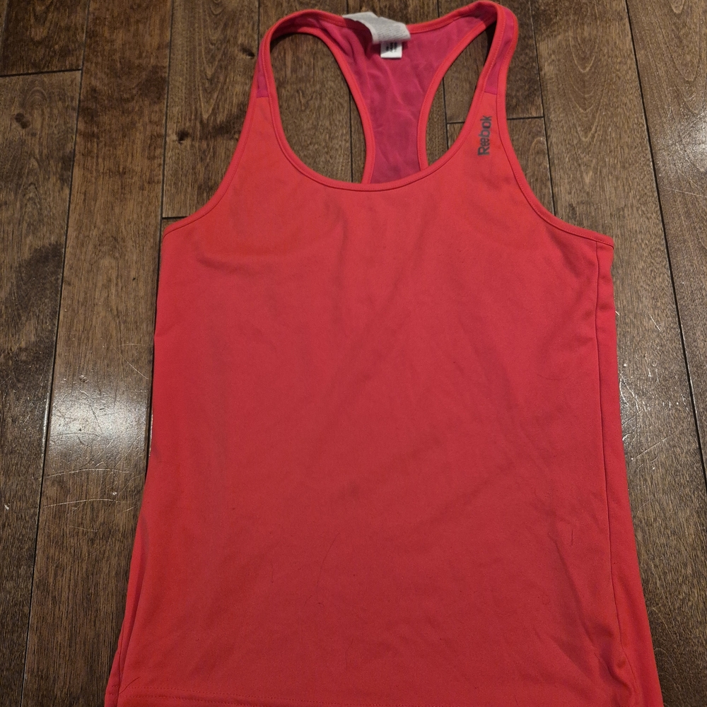 Reebok Women's Bright Red Racerback Performance Tank
